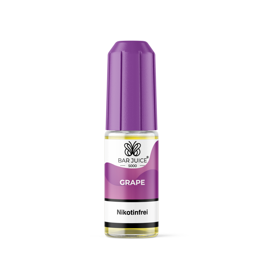 10x Bar Juice 5000 Grape Nikotinsalz Liquid 10 ml