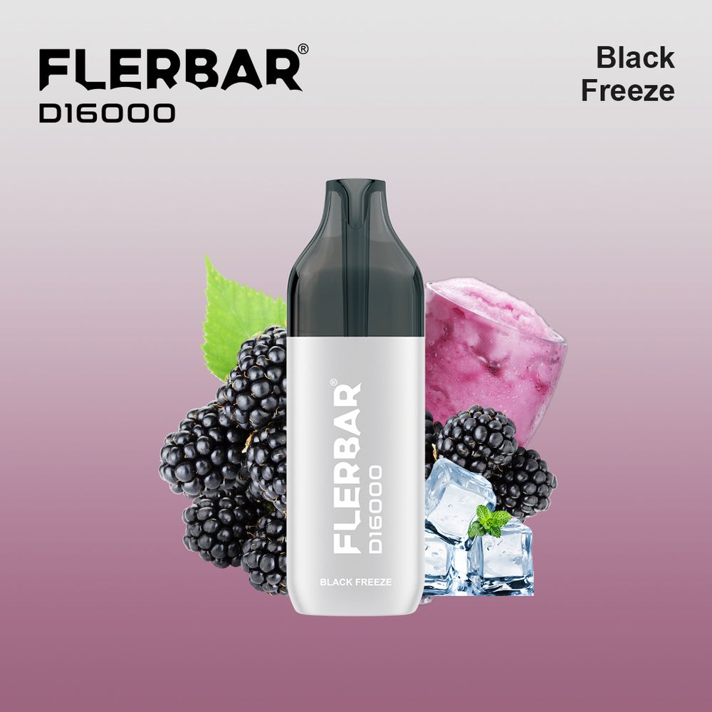 10x Flerbar D16000 Black Freeze 2ml + 10ml
