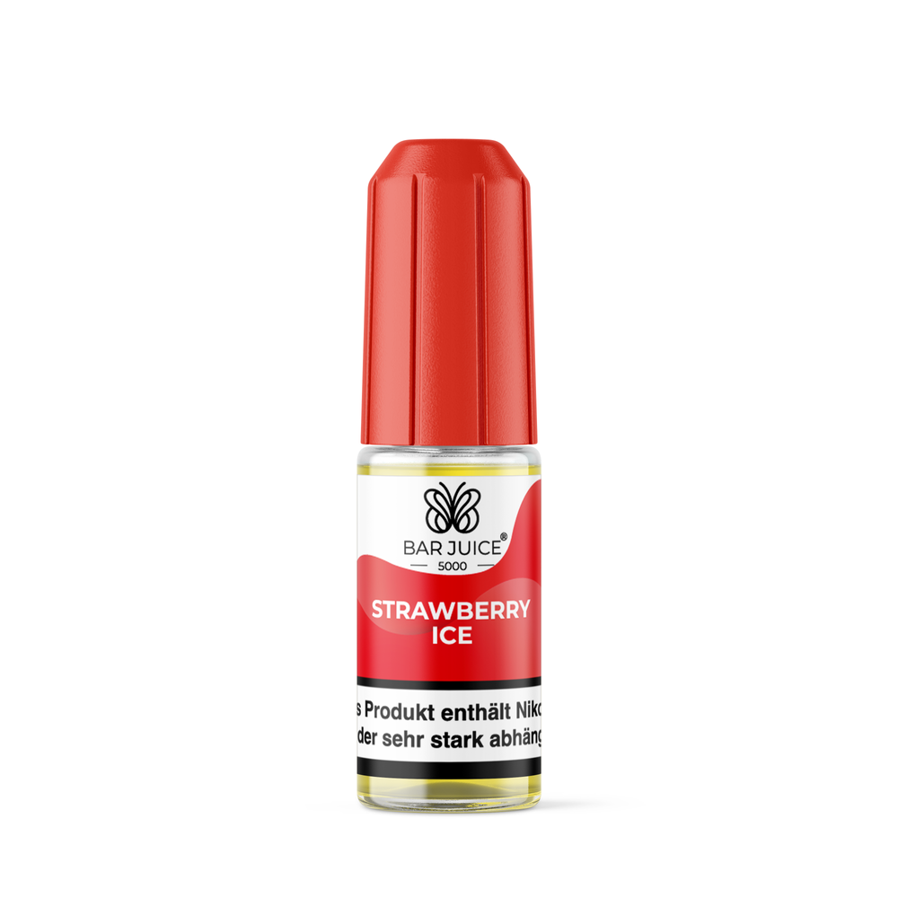 10x Bar Juice 5000 Strawberry Ice Nikotinsalz Liquid 10 ml
