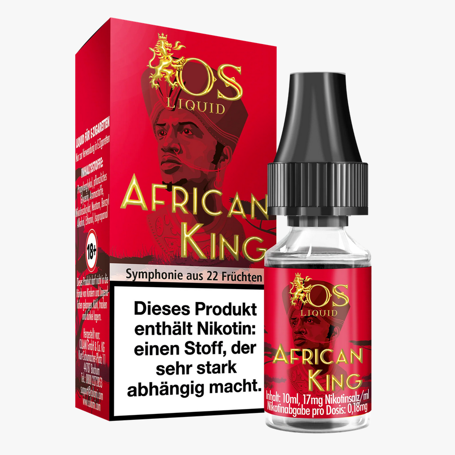 10x Os Liquid - 10ml -  17mg Nikotingehalt