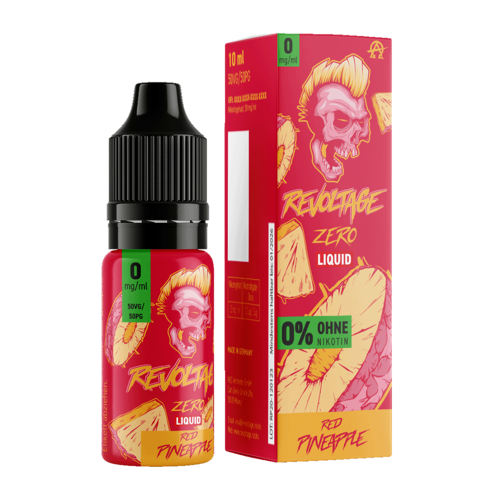 15x Revoltage - Red Pineapple - 10ml Nikotinsalz Liquid