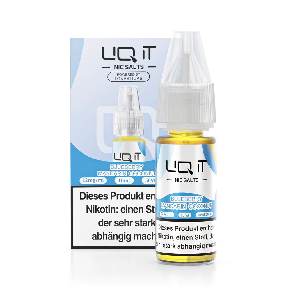 10x LIQ IT Liquid - Blueberry Mandarin Coconut