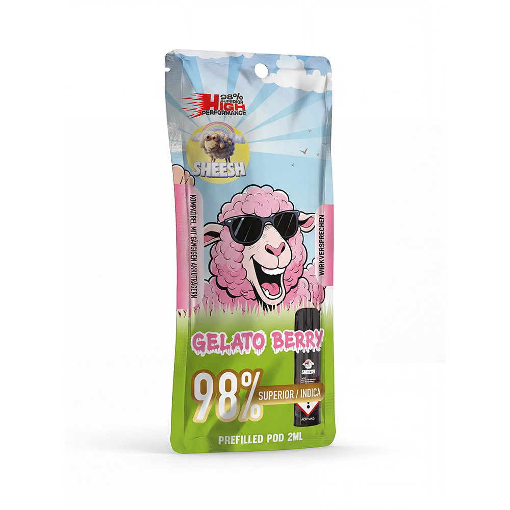 10x SHEESH - H3 Superior Pod - Gelato Berry - 2ml