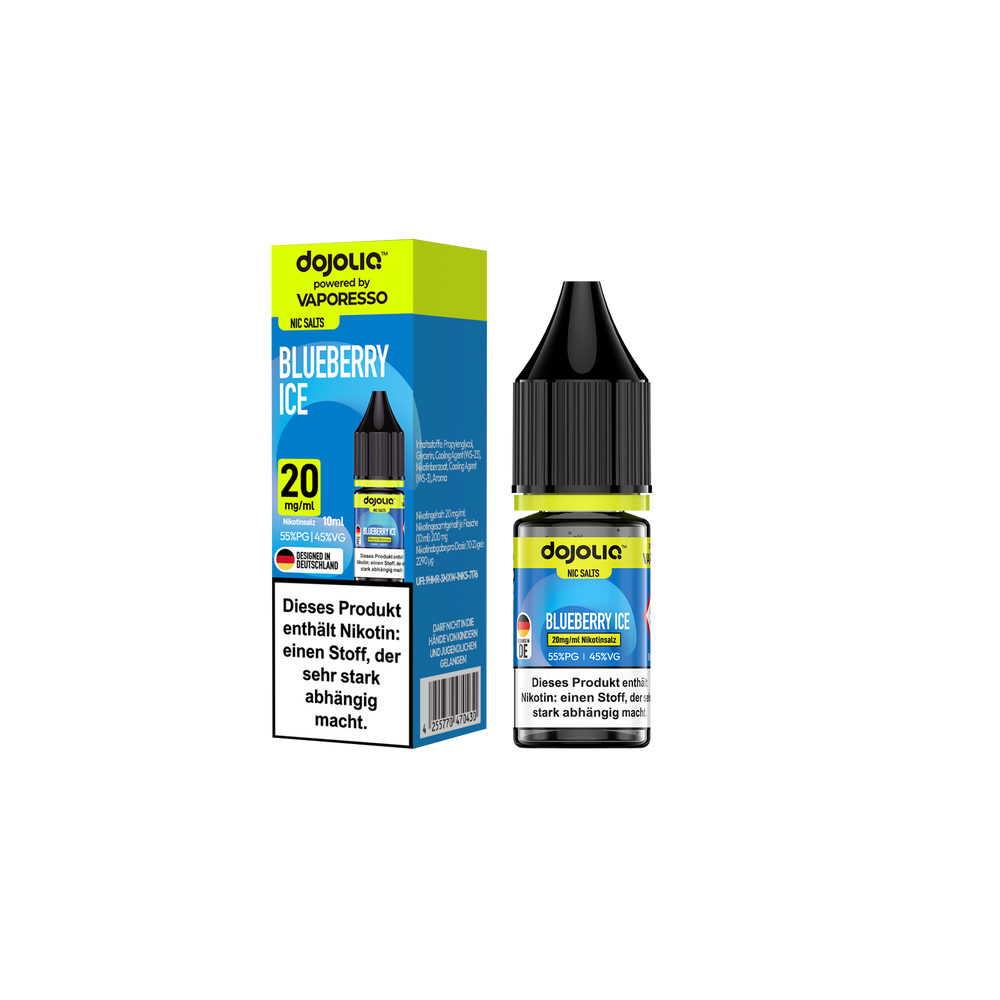 10x DOJOLIQ Blueberry Ice Liquid - 10ml