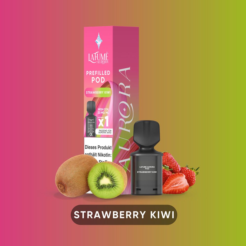 10x Lafume Aurora Pod - Strawberry Kiwi 20mg Nikotin