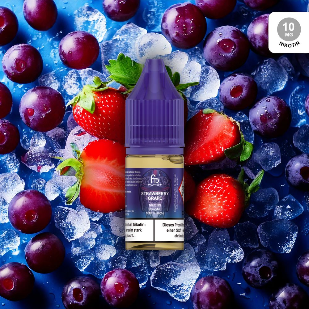 10x RandM Liquid - Strawberry Grape - 10ml