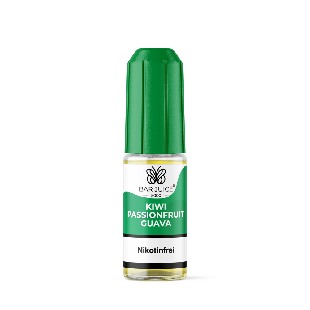 10x Bar Juice 5000 Kiwi Passionfruit Guava Nikotinsalz Liquid 10 ml