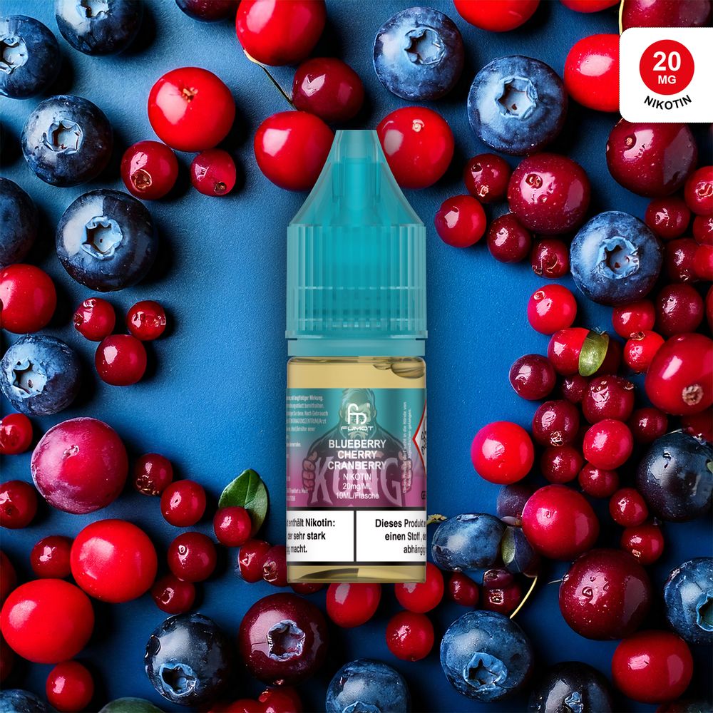 10x RandM Liquid - Blueberry Cherry Cranberry - 10ml