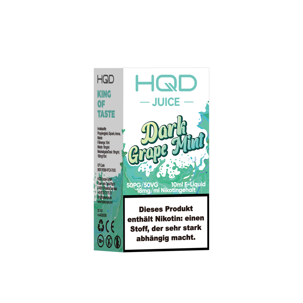 10x HQD Cirak Juice - Dark Grape Mint