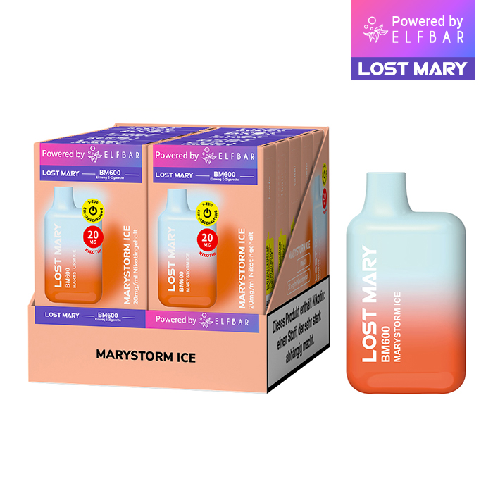 10 x Lost Mary BM600 - Marygy Ice 20mg Nikotin