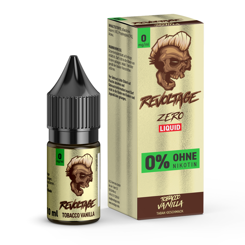 15x Revoltage - Tobacco Vanilla - 10ml Nikotinsalz Liquid