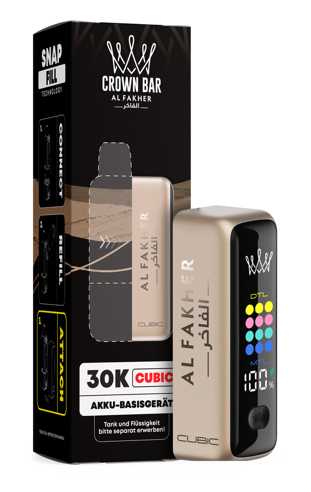 5x Al Fakher Cubic 30K Rich Gold Kit