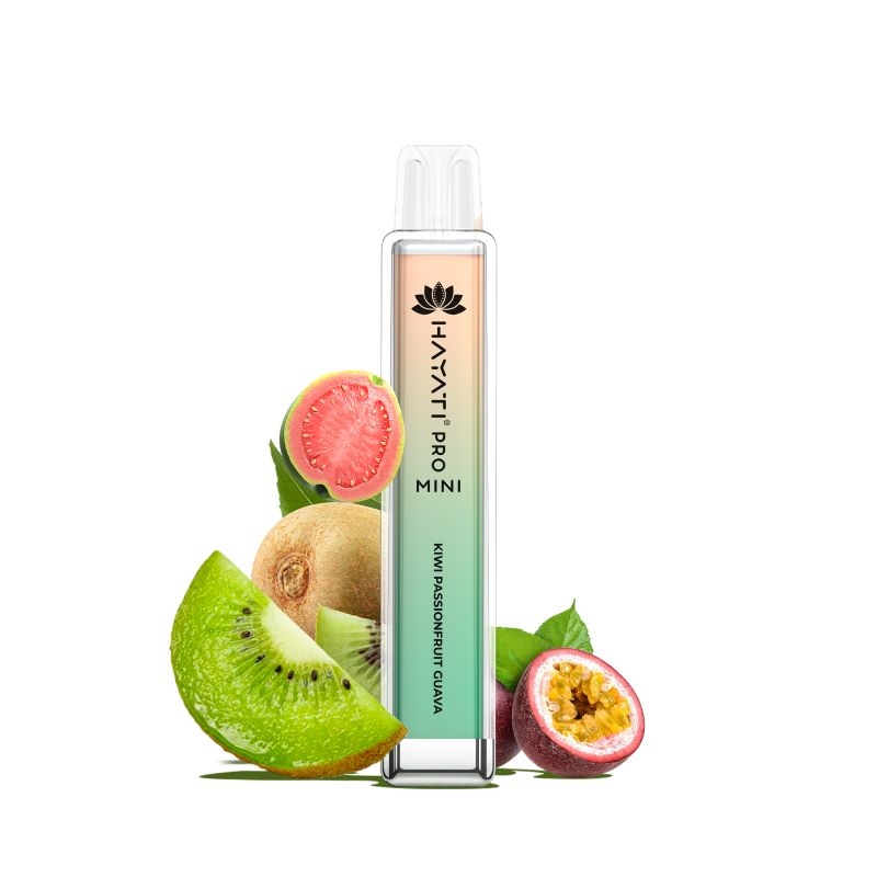 10x Hayati Pro Mini 800 Kiwi Passion Fruit Guava 20mg Nikotin