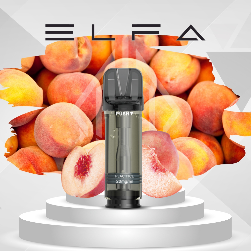 10x ELFBAR ELFA Peach Ice / Juicy Peach 20mg Nikotin 2er Pack