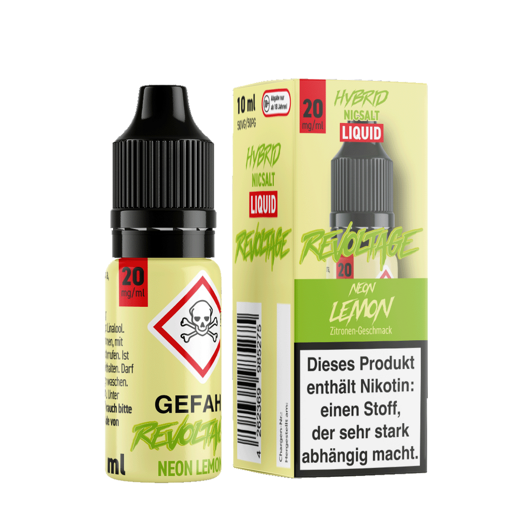 15x Revoltage - Neon Lemon - 10ml Nikotinsalz Liquid
