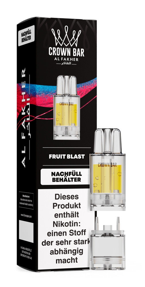 5x Al Fakher 12K PRO MAX Pod - Fruit Blast - 20mg Nikotingehalt