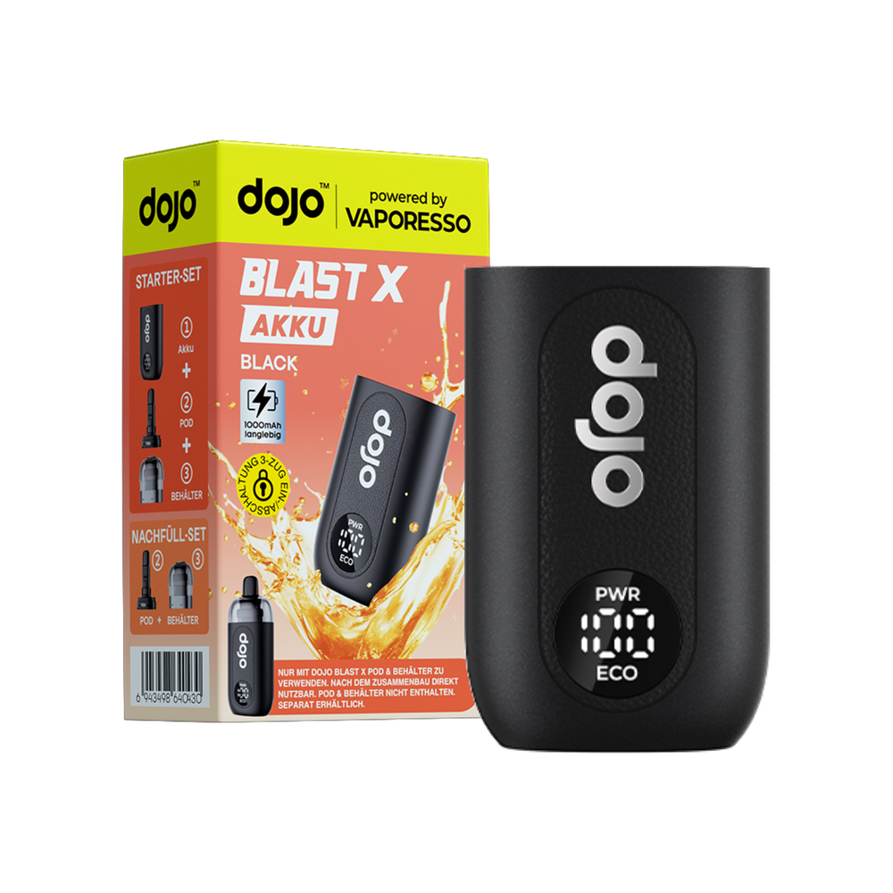 5x Dojo Blast Black Akkuträger - 1000mAh