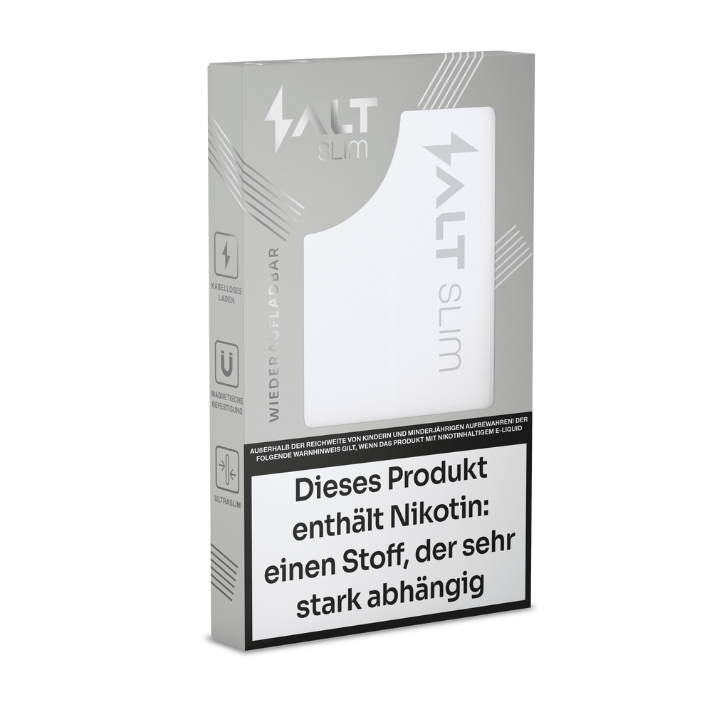 10x SALT Slim Akkuträger 550mAh Farbe: Cool Grey