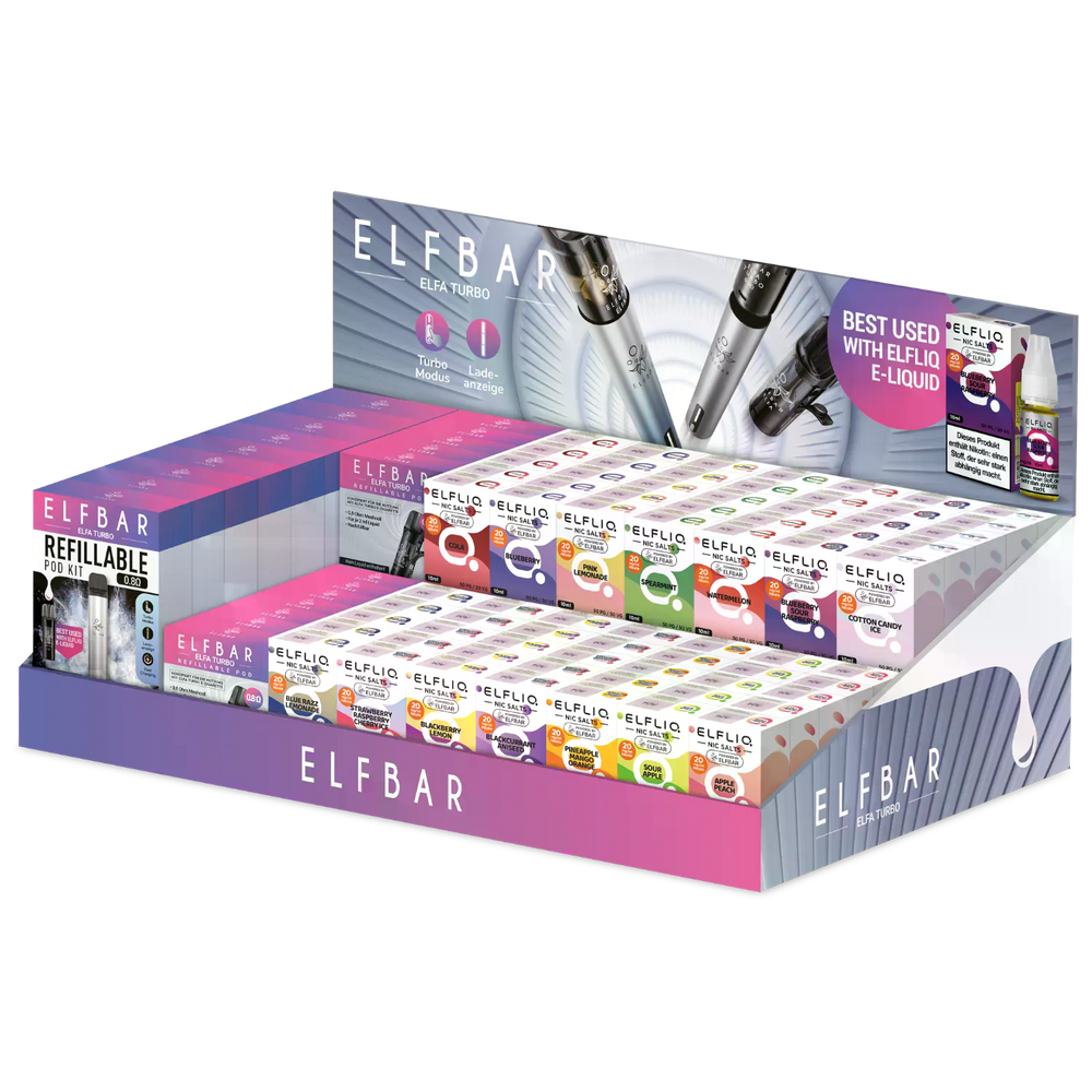 Elfbar Elfa Turbo Leer-Display 2 Ebenen