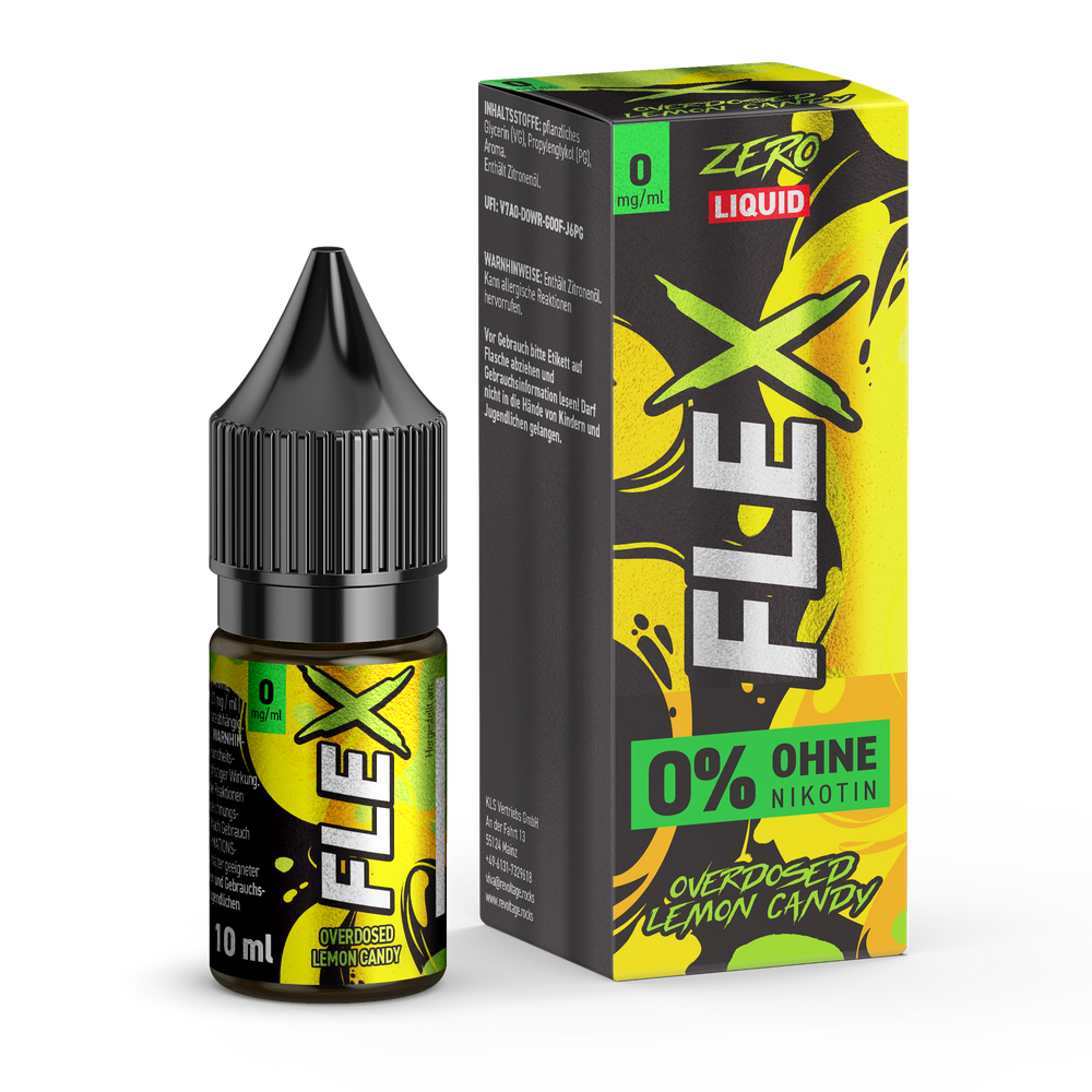 15x Revoltage Flex Overdosed - Lemon Candy - Nikotinsalz Liquid