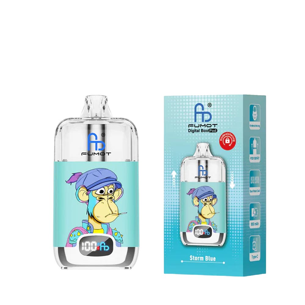 10x Fumot Digital Box Pod Kit - Farbe: Storm Blue