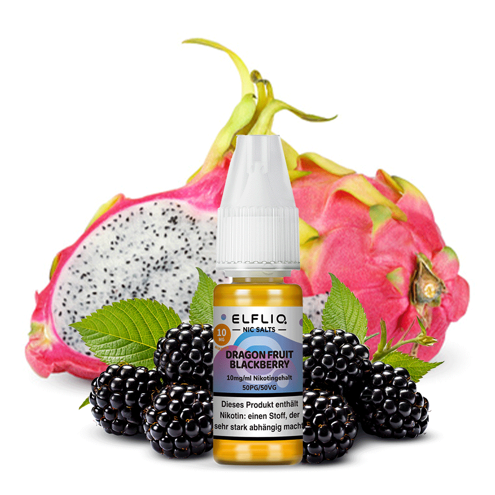 10x Liquid Dragon Fruit Blueberry - Elfliq by Elf Bar