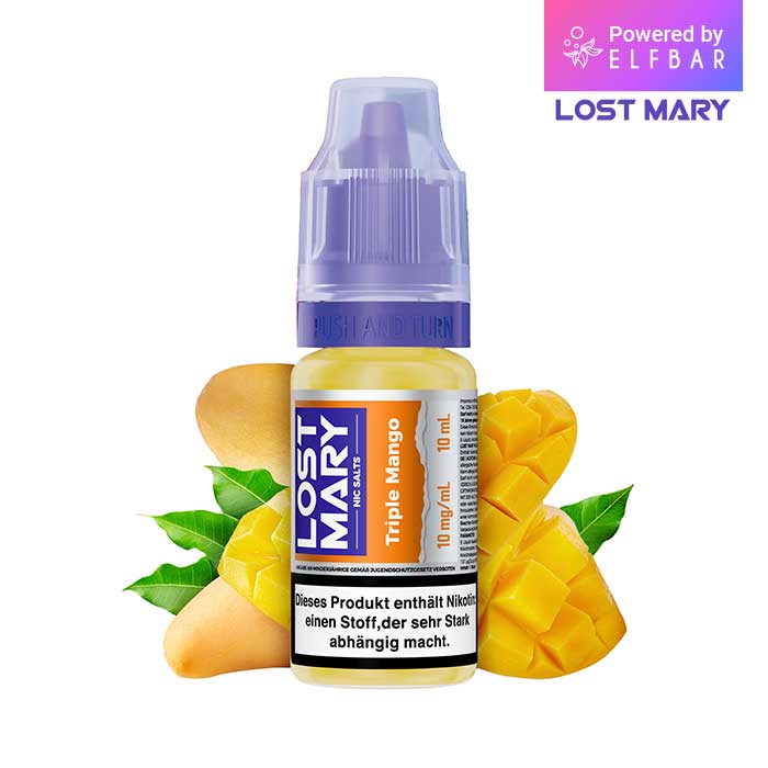 10x Elfbar Lost Mary Liquid Triple Mango 10ml