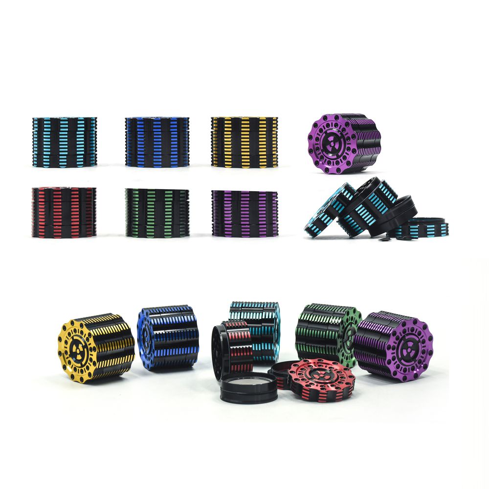 6x Atomic Alu Grinder 63mm Reactor Design