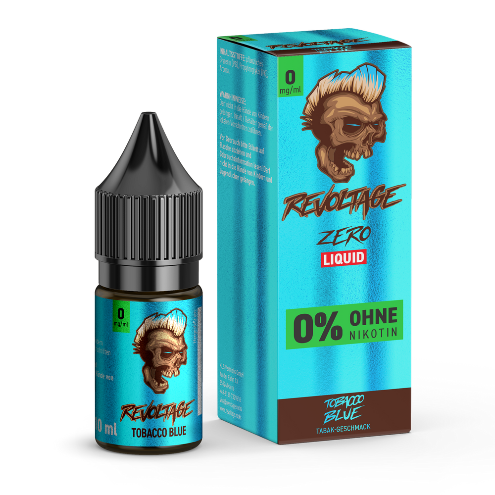 15x Revoltage - Tobacco Blue - 10ml Nikotinsalz Liquid