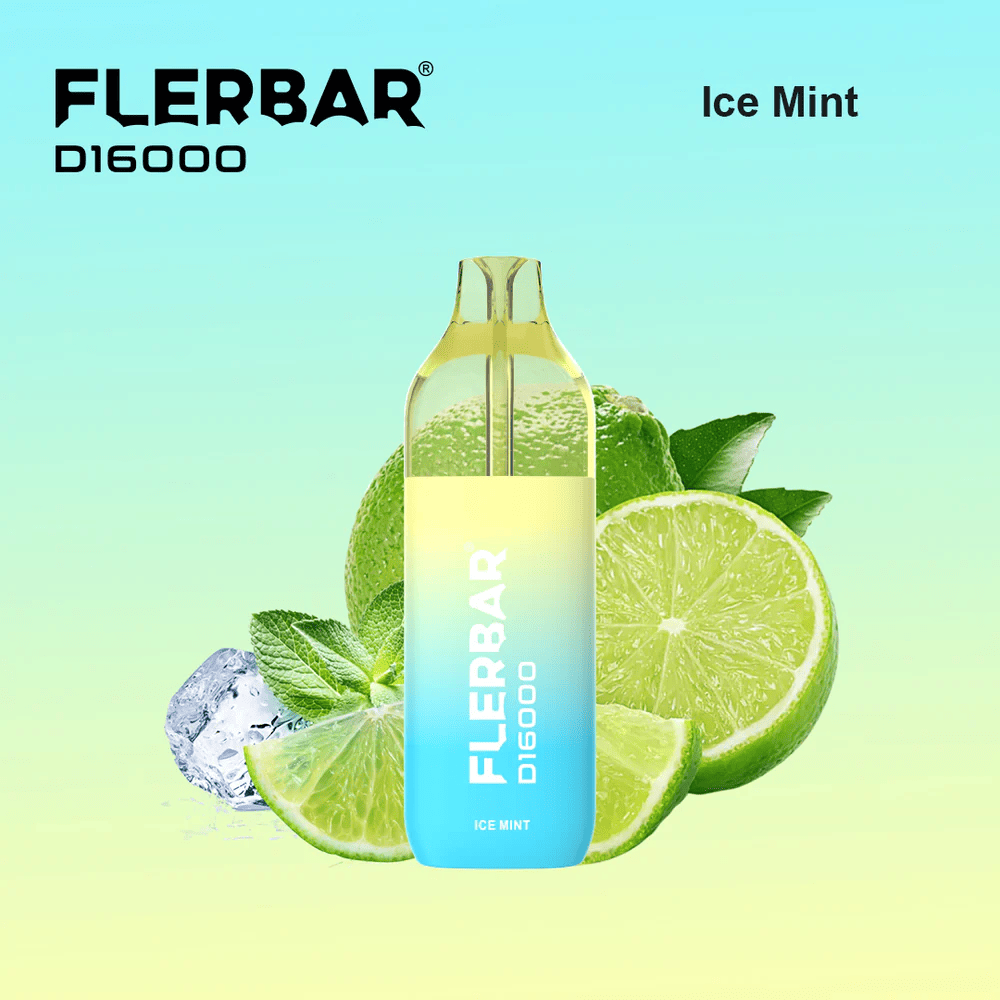 10x Flerbar D16000 Ice Mint 2ml + 10ml