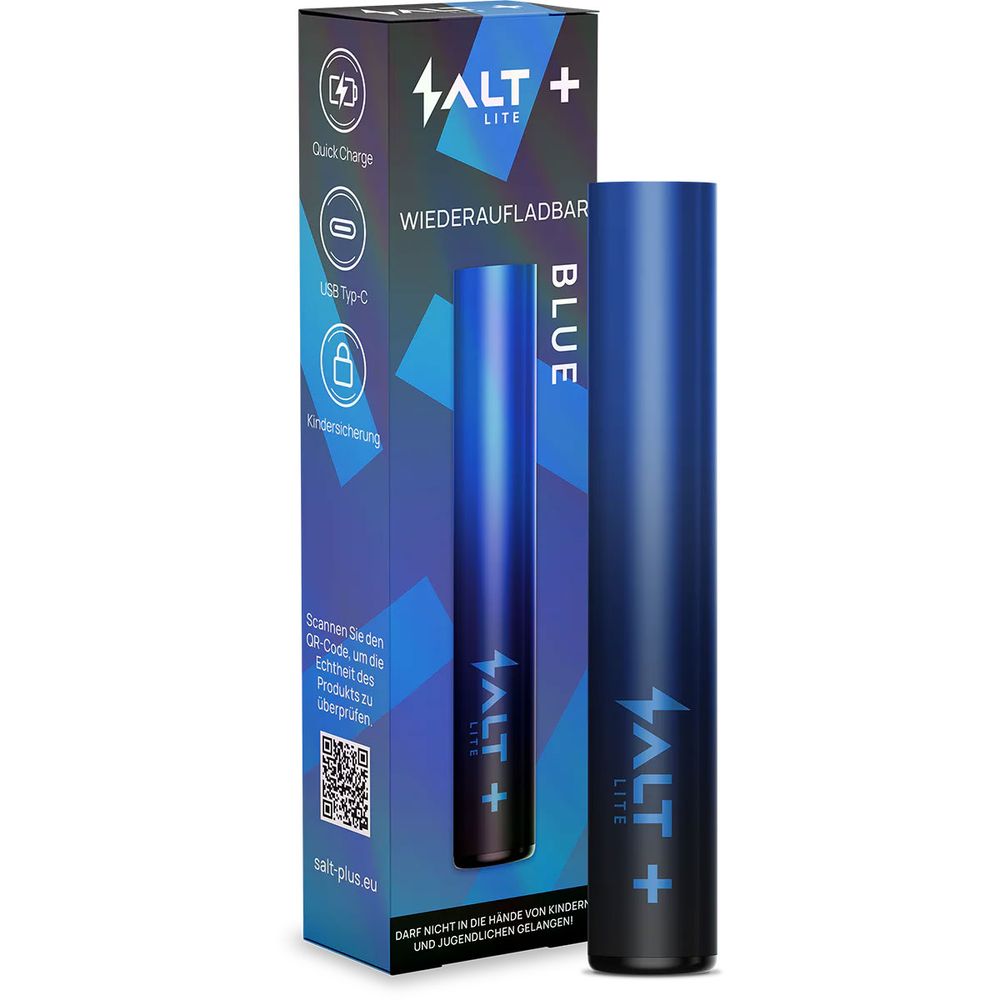 10x SALT Plus Lite Basisgerät - 500mAh - Farbe: Blue