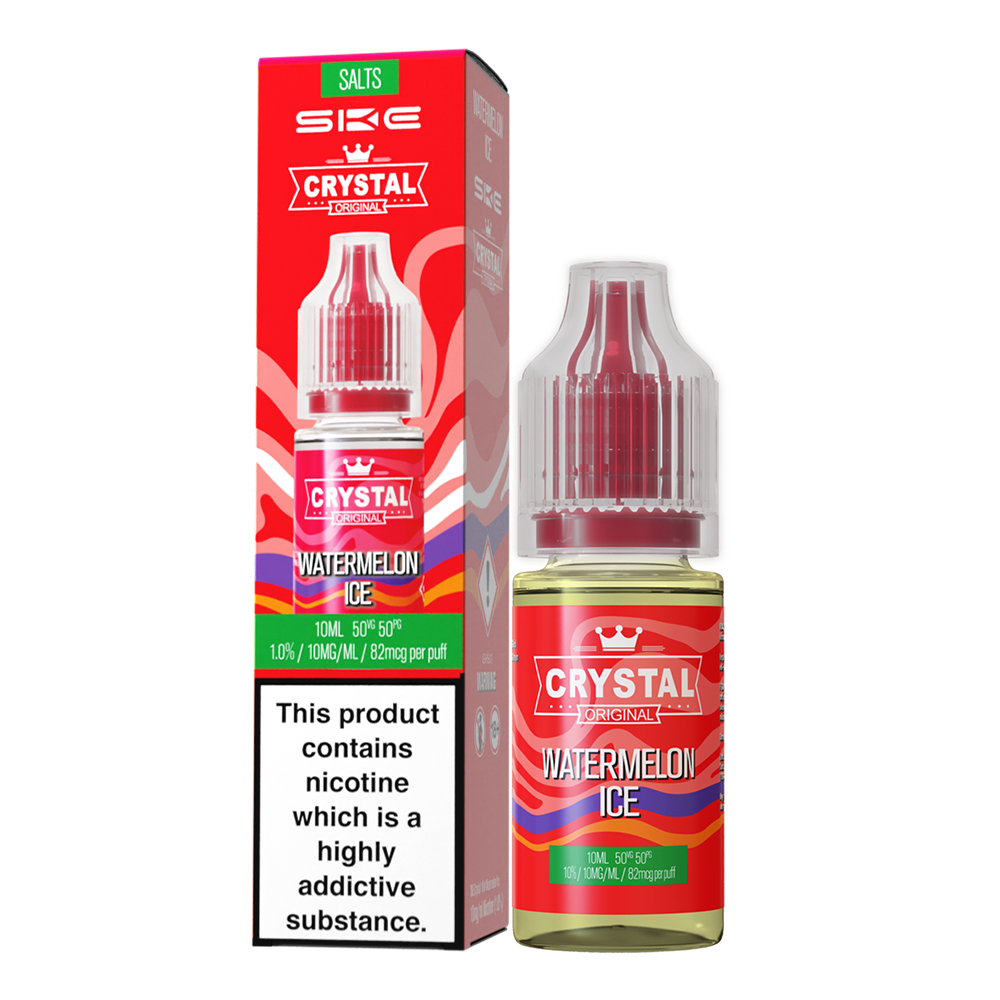 10x SKE Crystal Liquid - Watermelon Ice - 10ml Nikotinsalzliquid
