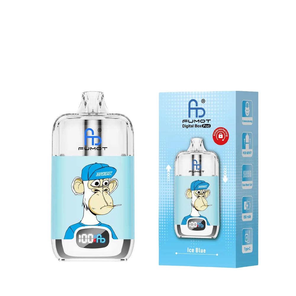 10x Fumot Digital Box Pod Kit - Farbe: Ice Blue