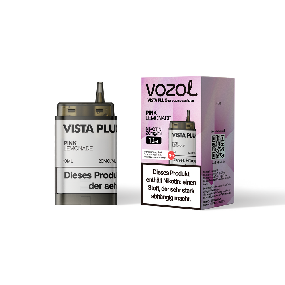 5x Vozol Vista Plug Ez Pink Lemonade Pod Set