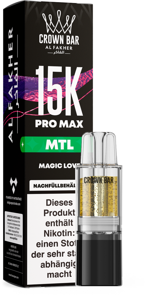 10x Al Fakher 15K PRO MAX Pod - Magic Love - MTL