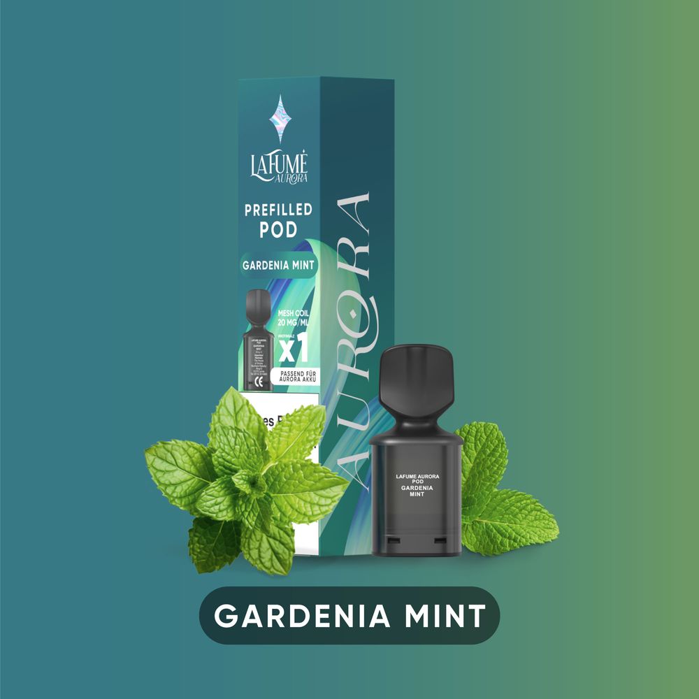 10x Lafume Aurora Pod - Gardenia Mint 20mg Nikotin