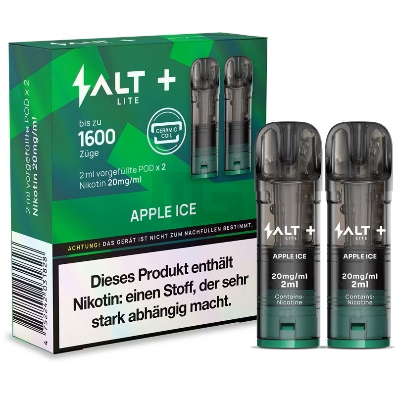 10x SALT Plus Lite Pods Apple Ice 20mg/ml