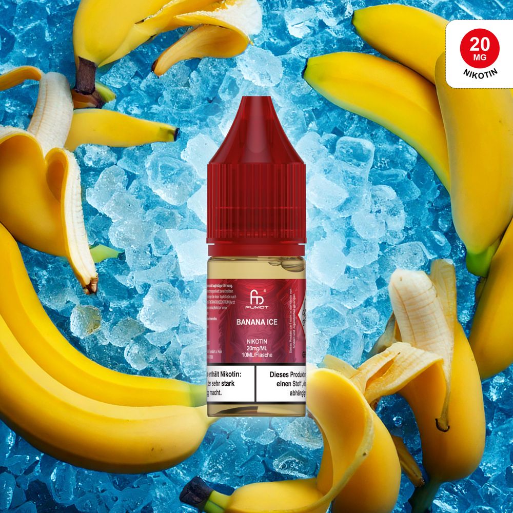 10x RandM Liquid - Banana Ice - 10ml