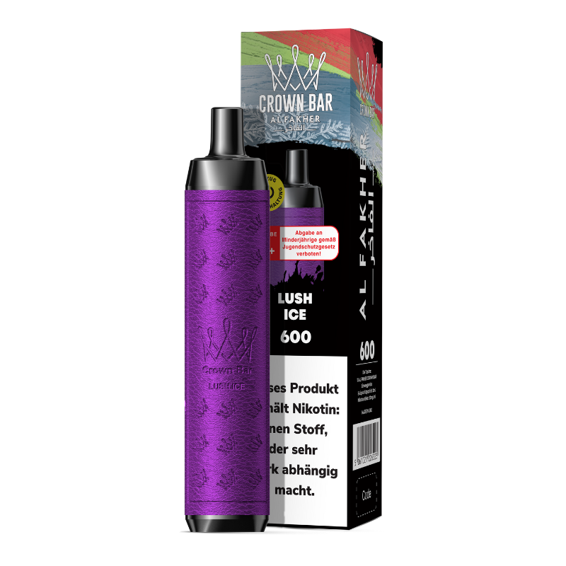 10x Al Fakher Crown Bar 600 Lush Ice