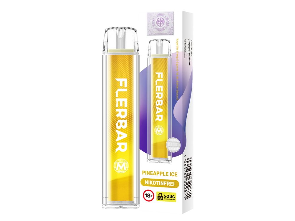 10x Flerbar M – Pineapple Ice 0mg Nikotin