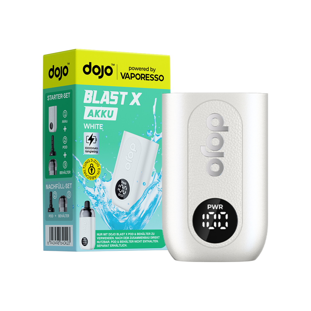 5x Dojo Blast White Akkuträger - 1000mAh