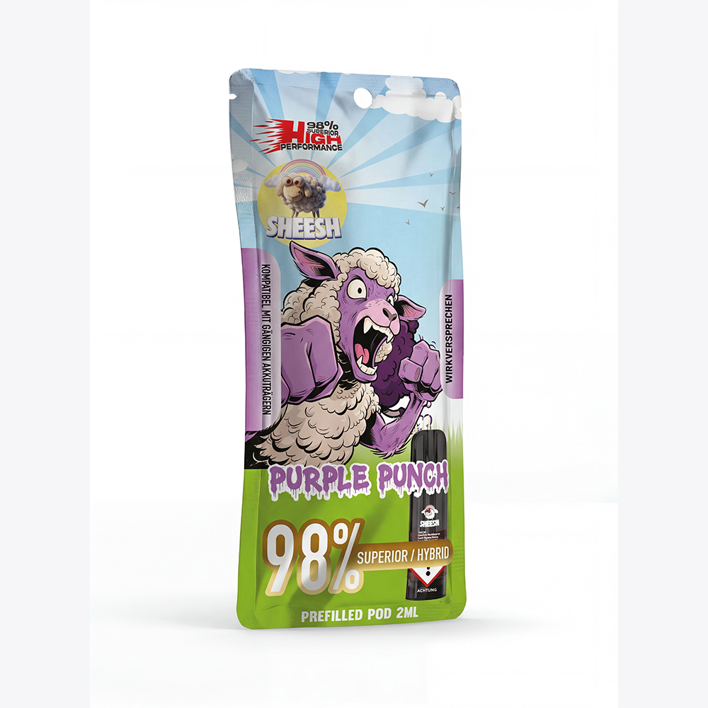 10x SHEESH - H3 Superior Pod - Purple Punch - 2ml