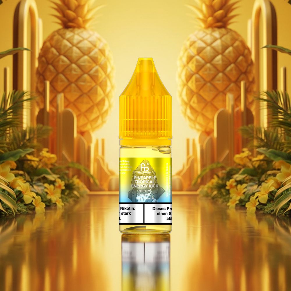 10x RandM Liquid - Pineapple Tropical Energy Kick  - 10ml