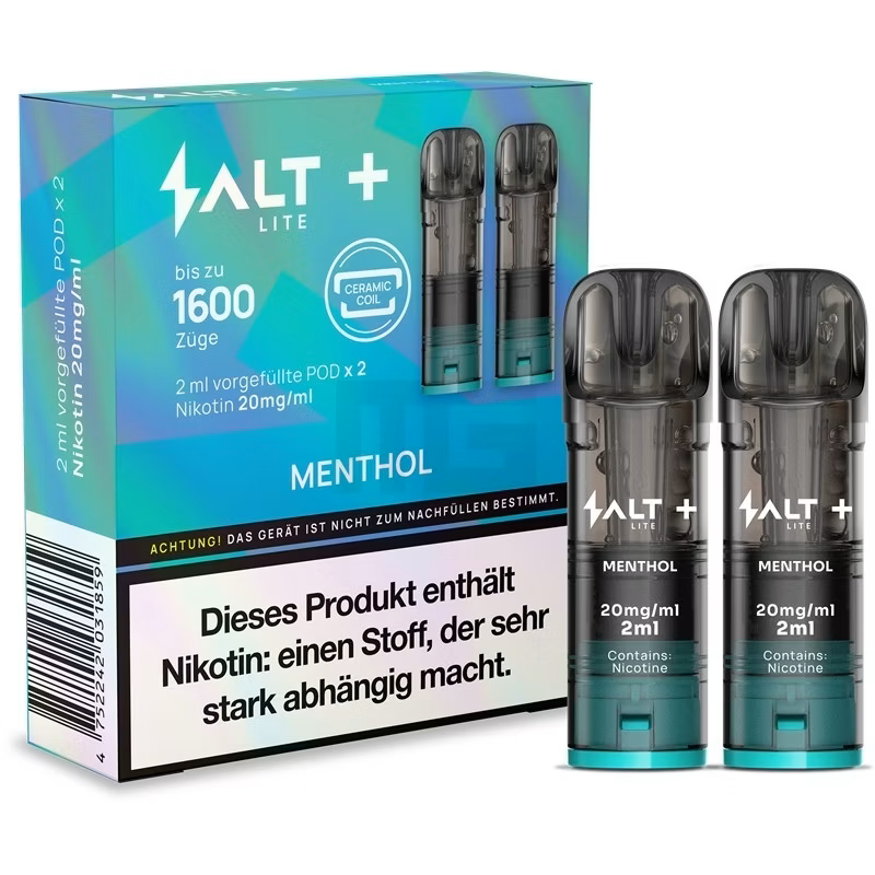 10x SALT Plus Lite Pods Menthol 20mg/ml