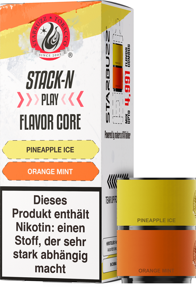 10x Star Buzz Pod Pineapple Ice und Orange Mint - 2er Pack - 20mg