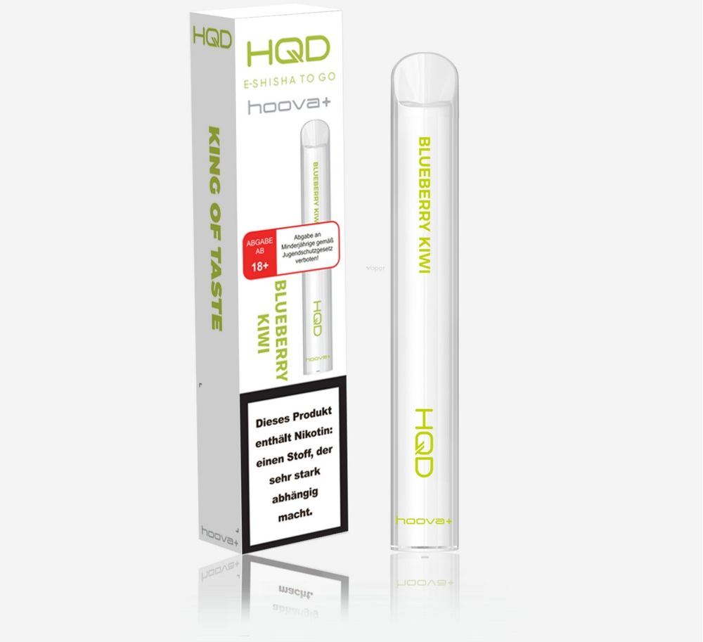 10x HQD Hoova+ - Blueberry Kiwi - 20 mg/ml Nikotin