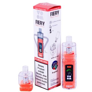 10x VOOM Fiery Refillable Pod Kit - Farbe: Orange