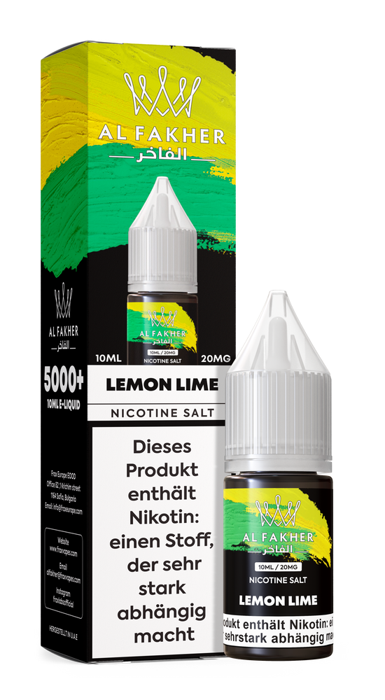 10x Al Fakher Liquid - LEMON LIME