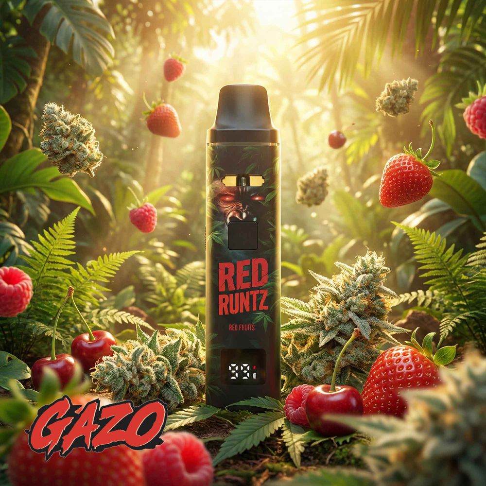 10x Gazo Pro - H3BTA - Red Runtz (1ml) - by Gzuz
