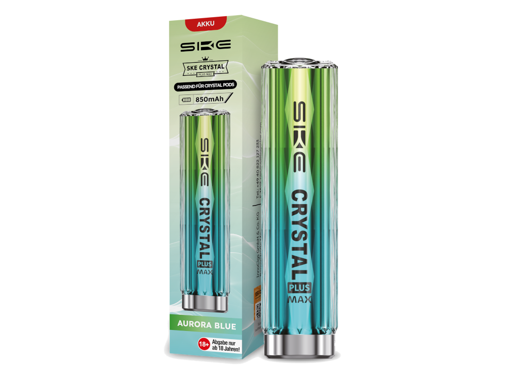 10x Crystal Plus MAX Akkuträger 850mAh